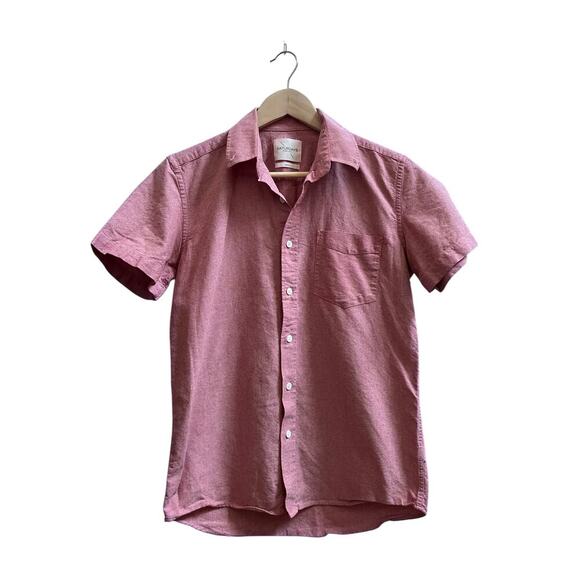 Saturdays Surf NYC Men’s Cotton Short Sleeve Button Down Shirt Size Small - Picture 2 of 10